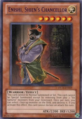Enishi, Shien's Chancellor (Purple) [DL12-EN009] Rare 