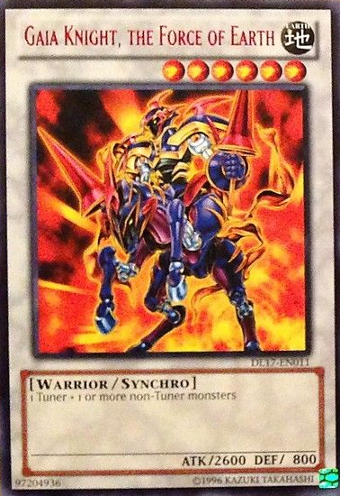Gaia Knight, the Force of Earth (Red) [DL17-EN011] Rare 