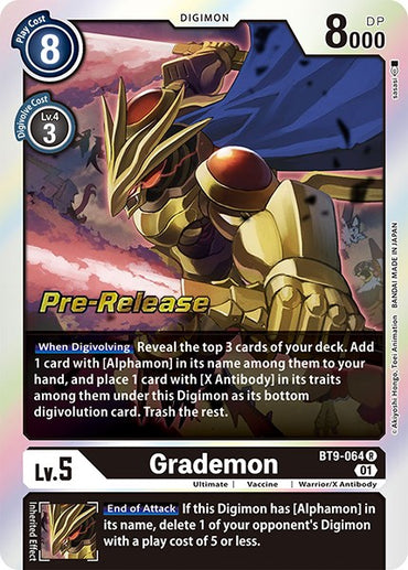 Grademon [BT9-064] [X Record Pre-Release Promos] 