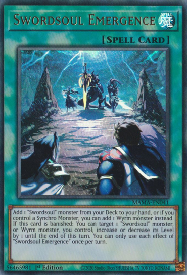 Swordsoul Emergence [MAMA-EN041] Ultra Rare 