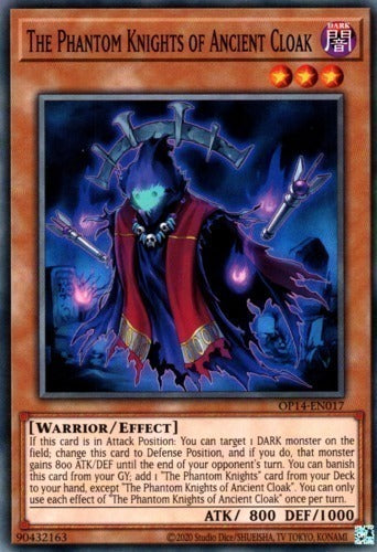 The Phantom Knights of Ancient Cloak [OP14-EN017] Common 