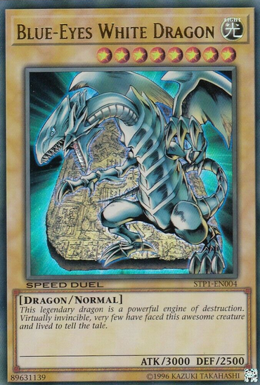 Blue-Eyes White Dragon [STP1-EN004] Ultra Rare 