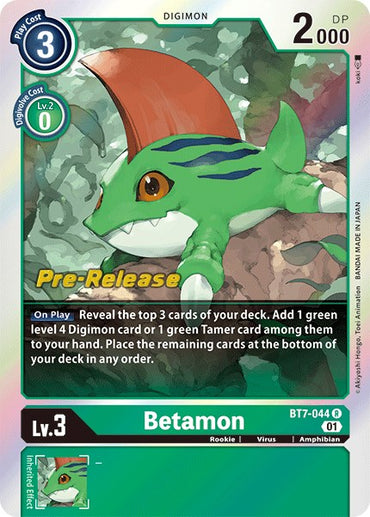 Betamon [BT7-044] [Next Adventure Pre-Release Cards] 