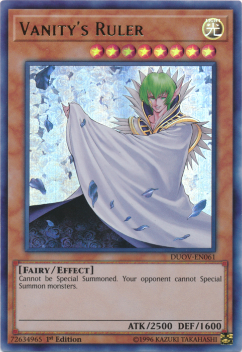Vanity's Ruler [DUOV-EN061] Ultra Rare 