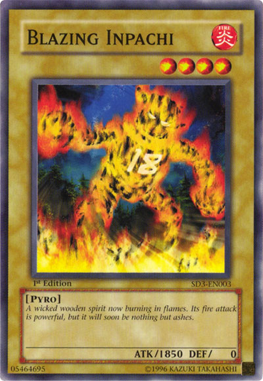 Blazing Inpachi [SD3-EN003] Common 