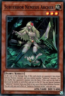 Subterror Nemesis Archer [OP11-EN005] Super Rare 
