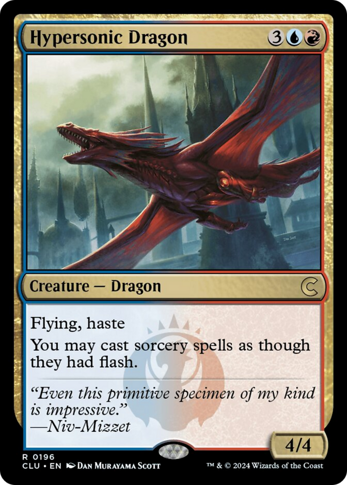 Hypersonic Dragon [Ravnica: Clue Edition] 