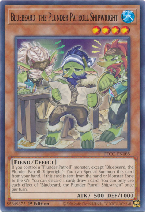Bluebeard, the Plunder Patroll Shipwright [ETCO-EN085] Common 