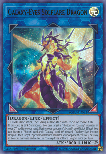 Galaxy-Eyes Solflare Dragon [SOFU-EN042] Ultra Rare 