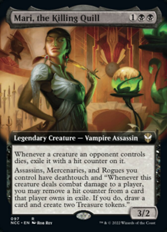 Mari, the Killing Quill (Extended Art) [Streets of New Capenna Commander] 