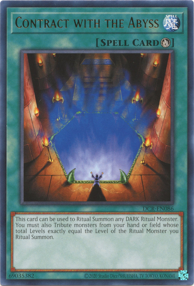 Contract with the Abyss (25th Anniversary) [DCR-EN086] Rare 