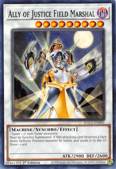 Ally of Justice Field Marshal [HAC1-EN091] Common 