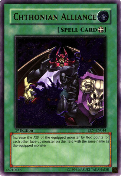 Chthonian Alliance [EEN-EN044] Ultimate Rare 