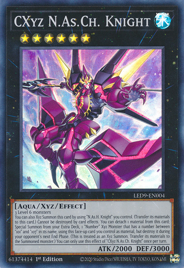 CXyz N.As.Ch. Knight [LED9-EN004] Super Rare 