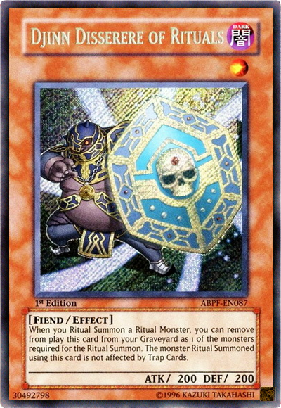 Djinn Disserere of Rituals [ABPF-EN087] Secret Rare 