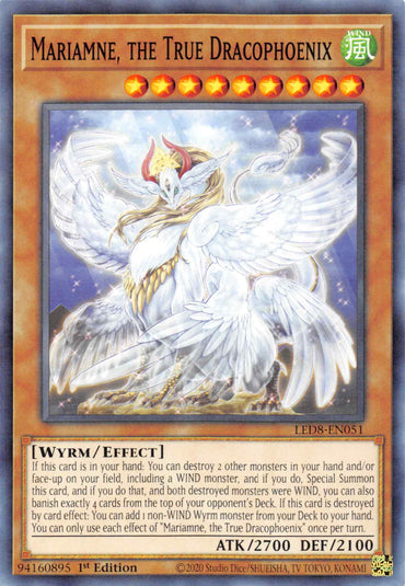 Mariamne, the True Dracophoenix [LED8-EN051] Common 