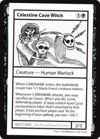 Celestine Cave Witch (2021 Edition) [Mystery Booster Playtest Cards] 