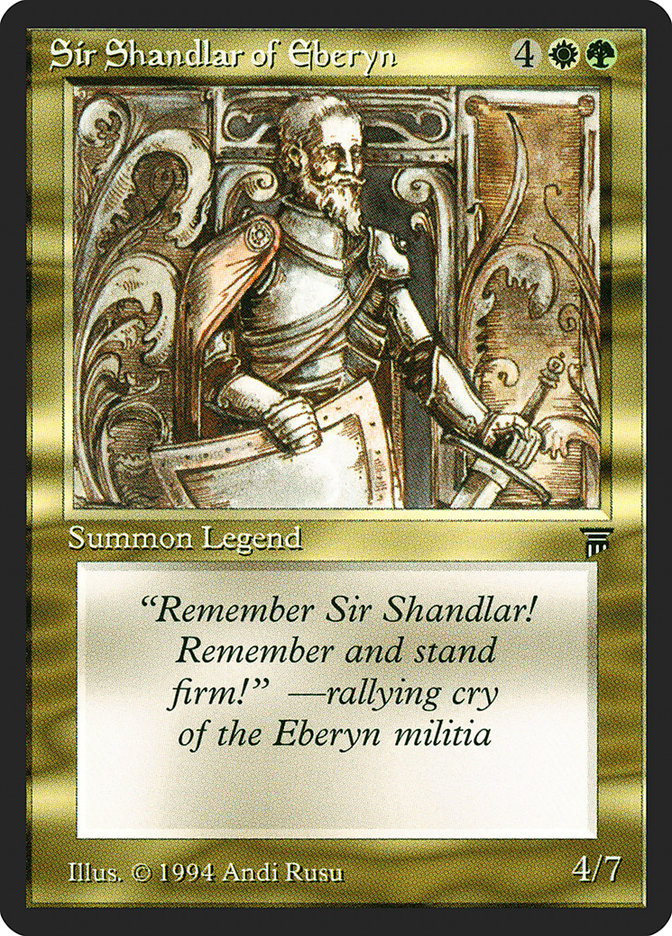 Sir Shandlar of Eberyn [Legends] 