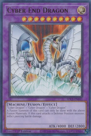 Cyber ​​End Dragon [SDCS-EN041] Ultra Rare 