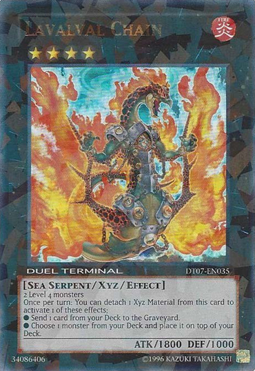 Lavalval Chain [DT07-EN035] Ultra Rare 