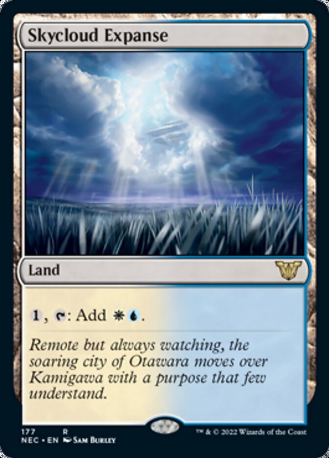 Skycloud Expanse [Kamigawa: Neon Dynasty Commander] 