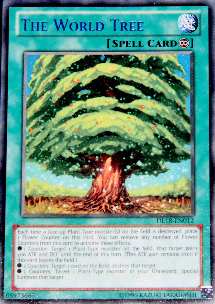 The World Tree (Blue) [DL18-EN012] Rare 