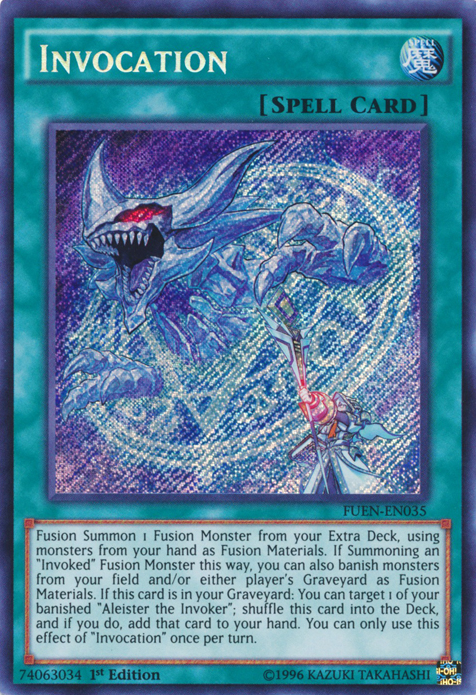 Invocation [FUEN-EN035] Secret Rare 