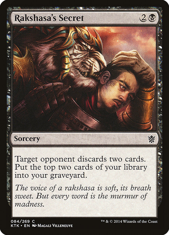 Rakshasa's Secret [Khans of Tarkir] 