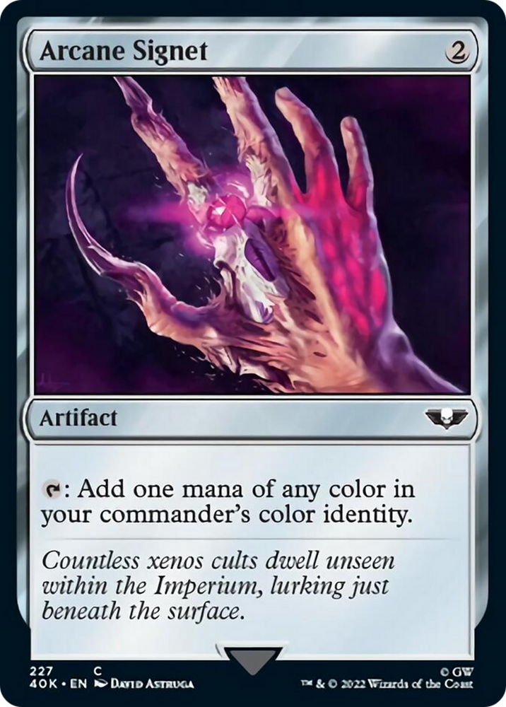 Arcane Signet (227) (Surge Foil) [Warhammer 40,000] 