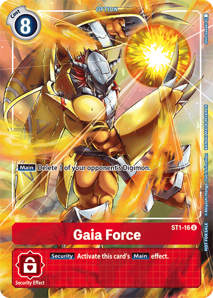 Gaia Force [ST1-16] (Tamer's Evolution Box) [Starter Deck: Gaia Red Promos]