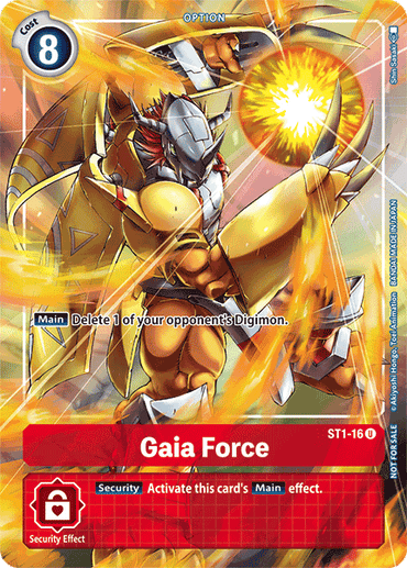 Gaia Force [ST1-16] (Tamer's Evolution Box) [Starter Deck: Gaia Red Promos] 