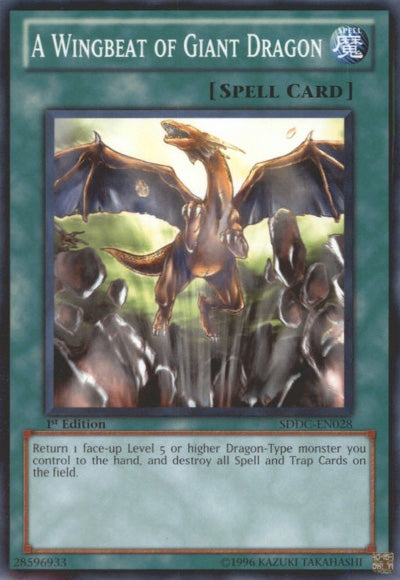 A Wingbeat of Giant Dragon [SDDC-EN028] Common 