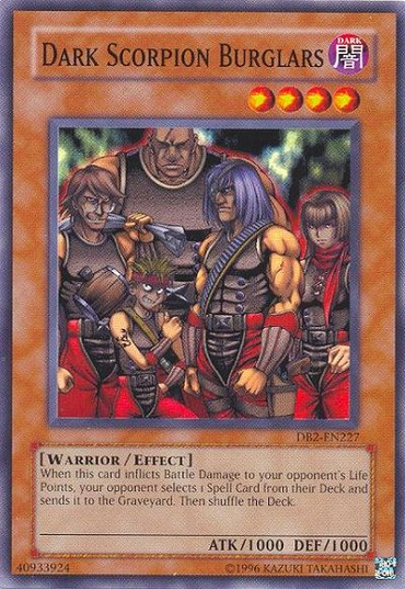Dark Scorpion Burglars [DB2-EN227] Common 