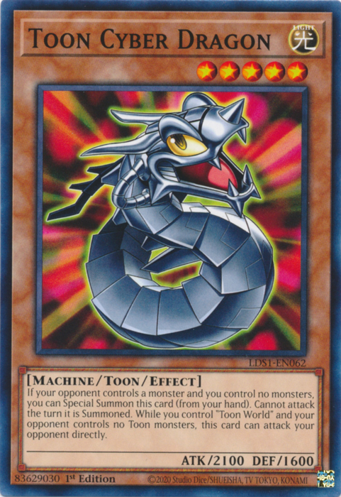 Toon Cyber ​​Dragon [LDS1-EN062] Common 