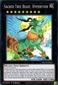 Sacred Tree Beast, Hyperyton [BLVO-EN047] Super Rare 