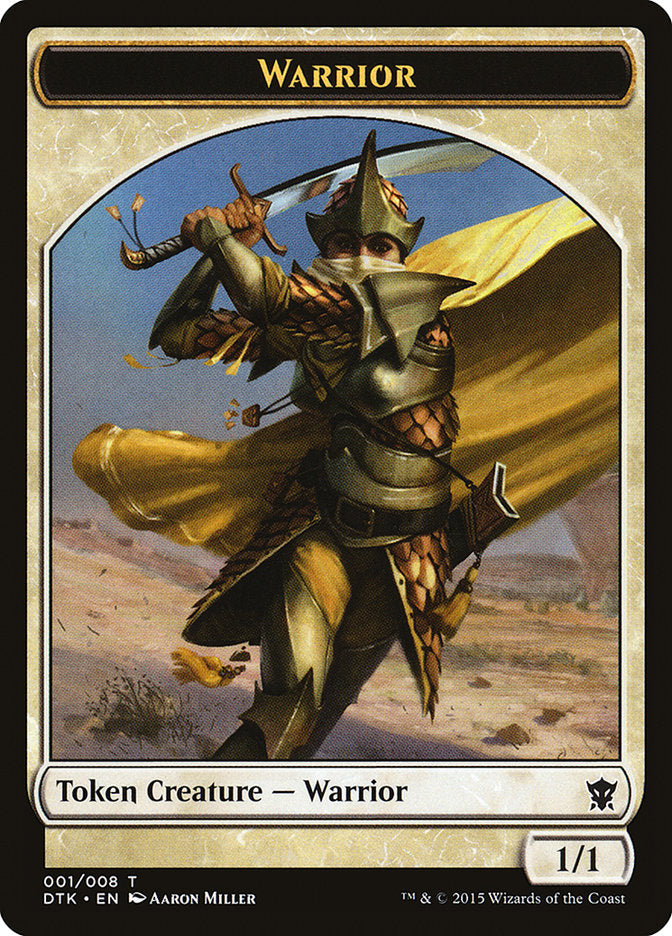 Warrior Token [Dragons of Tarkir Tokens] 