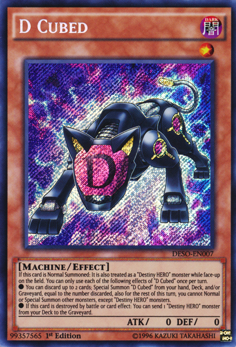 D Cubed [DESO-EN007] Secret Rare 