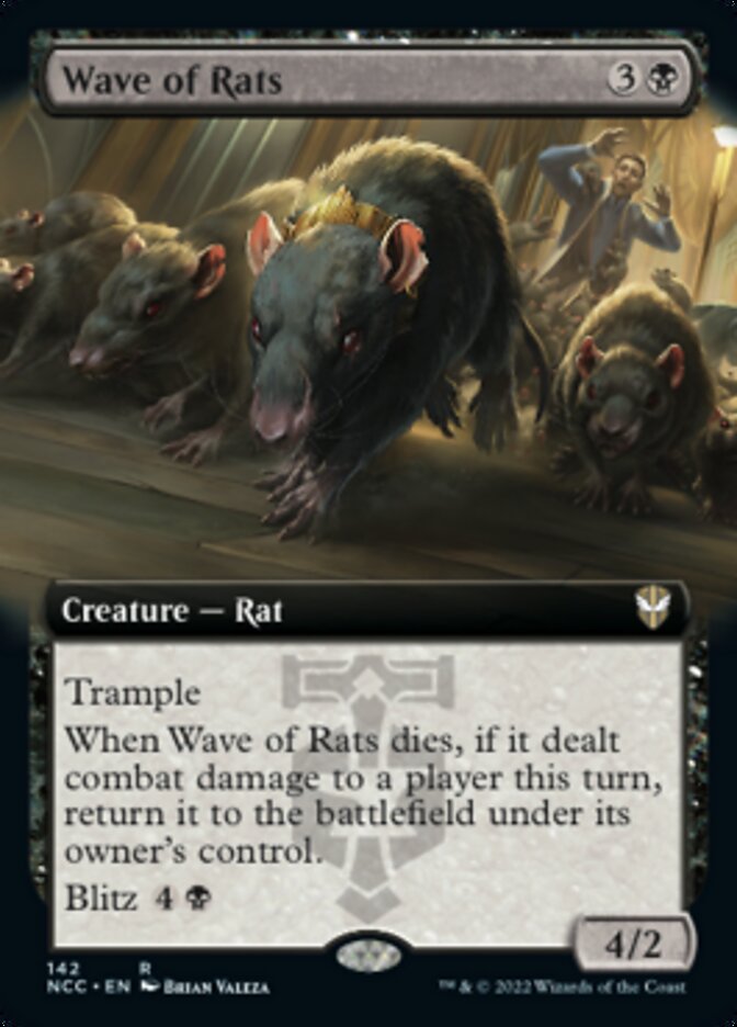 Wave of Rats (Extended Art) [Streets of New Capenna Commander] 