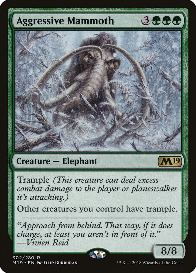 Aggressive Mammoth [Core Set 2019] 