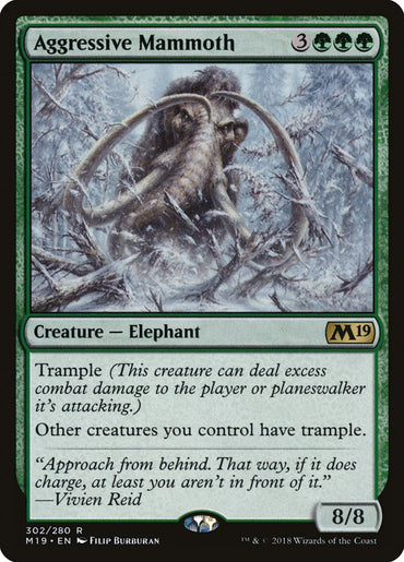 Aggressive Mammoth [Core Set 2019] 