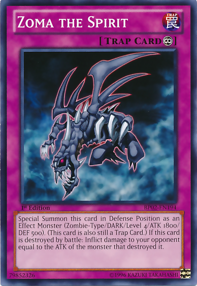 Zoma the Spirit [BP02-EN194] Mosaic Rare 
