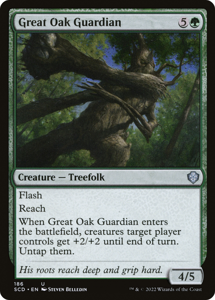 Great Oak Guardian [Starter Commander Decks] 