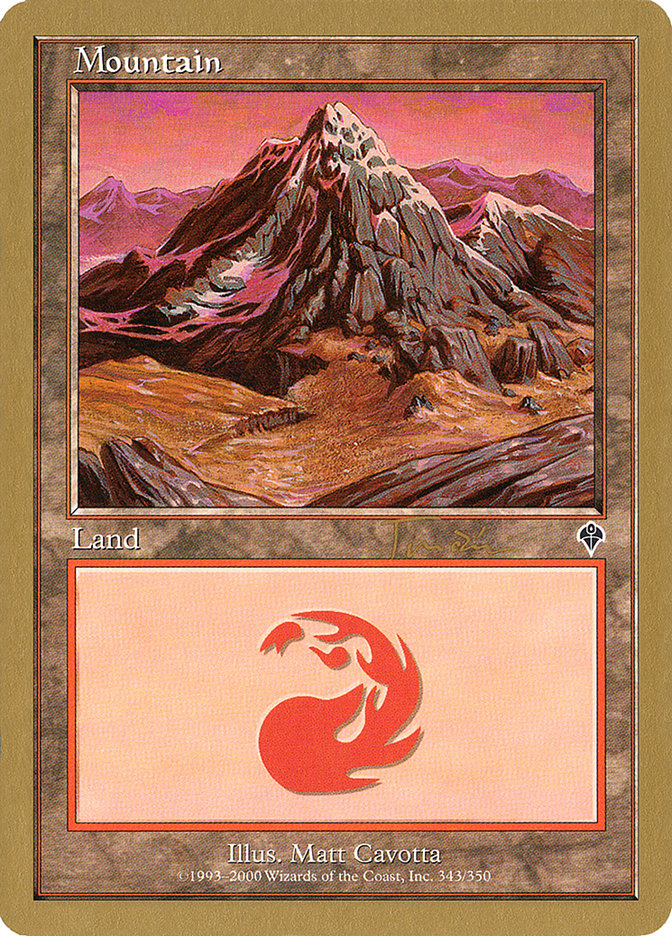 Mountain (jt343a) (Jan Tomcani) (INV) [World Championship Decks 2001] 