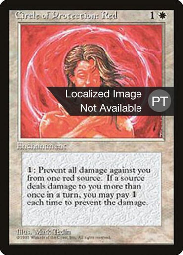 Circle of Protection: Red [Fourth Edition (Foreign Black Border)] 