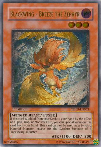 Blackwing - Breeze the Zephyr [TSHD-EN003] Ultimate Rare 