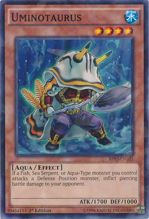 Uminotaurus [BP03-EN101] Shatterfoil Rare 