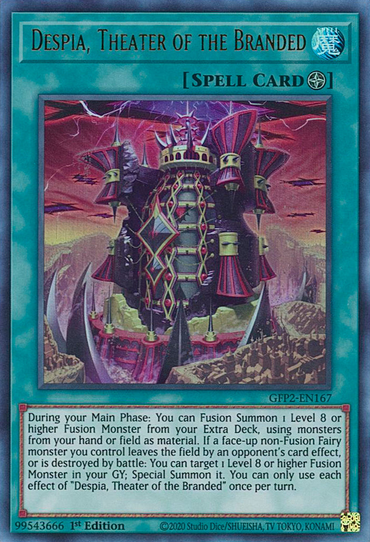 Despia, Theater of the Branded [GFP2-EN167] Ultra Rare 