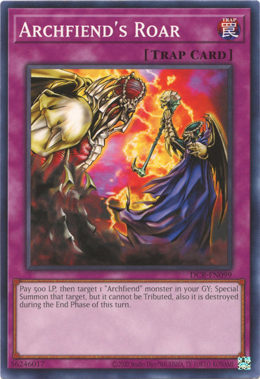 Archfiend's Roar (25th Anniversary) [DCR-EN099] Common 