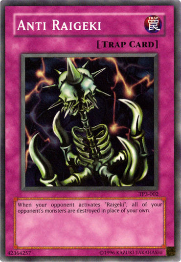 Anti Raigeki [TP3-002] Super Rare 