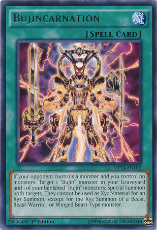 Bujincarnation [MP14-EN102] Rare 